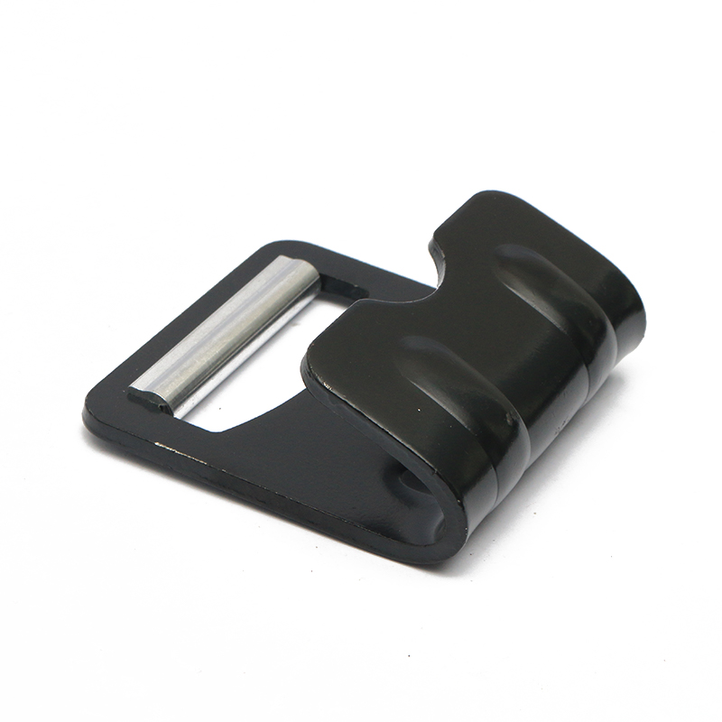 2 polegadas pretas de revestimento eletrônico de metal plana j gancho