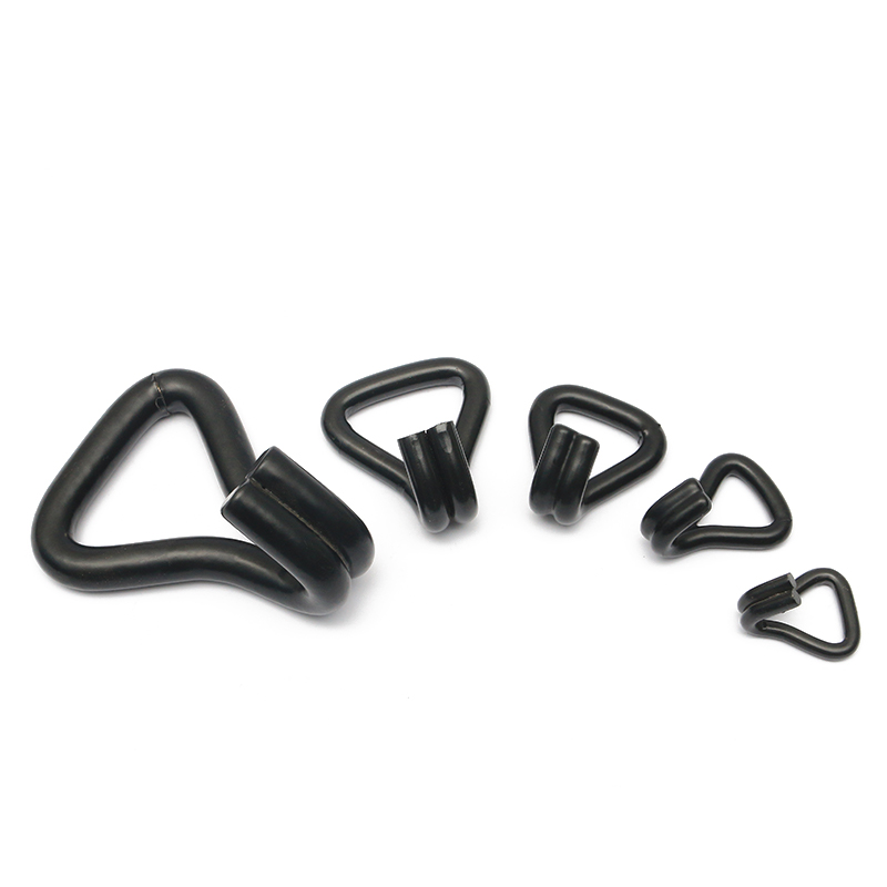 1-1/16 polegada 1500kg/3000 libras preto revestido com pvc duplo j gancho j gancho