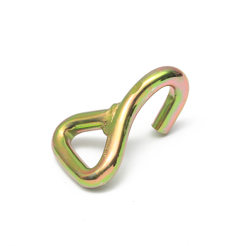 1,5 polegada 3t amarelo zinco j gancho de gancho de gancho J gancho