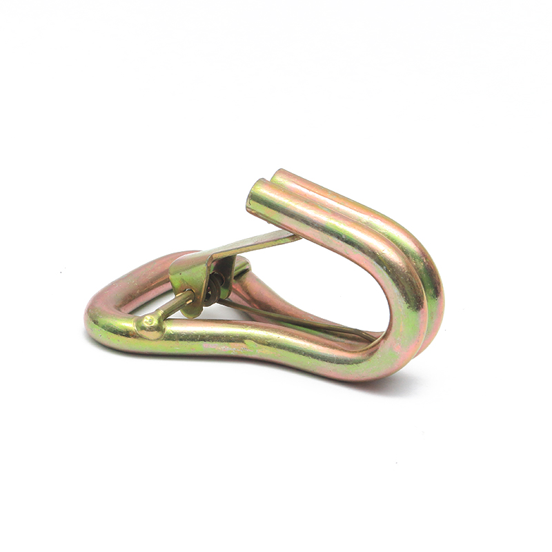 1,5 polegada 2t galvanizou duplo j gancho com gancho de trava