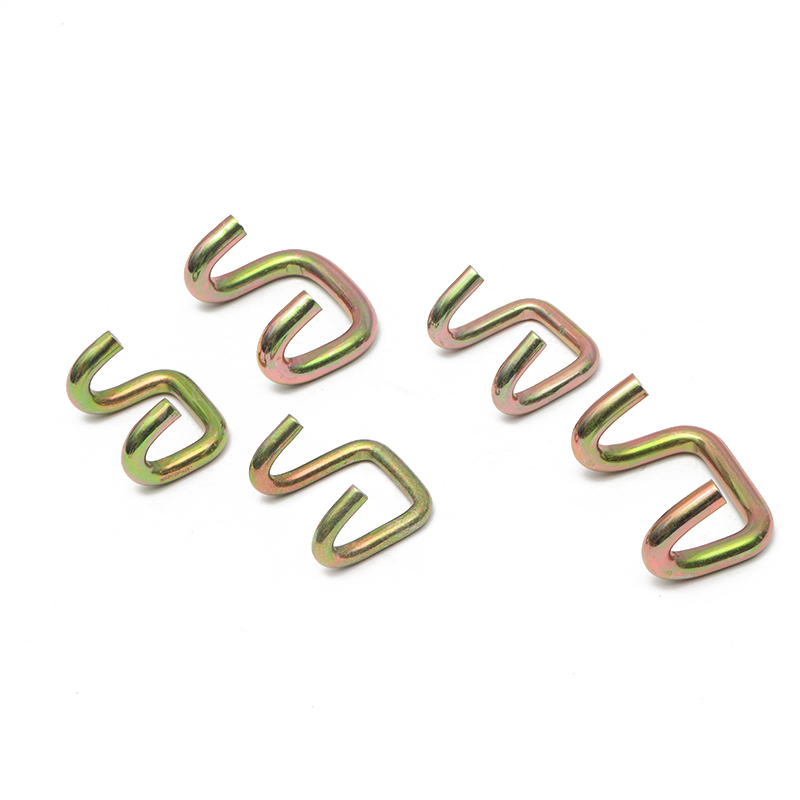 2 polegadas 5t Garra de zinco amarelo u gancho para amarra de carga de carga