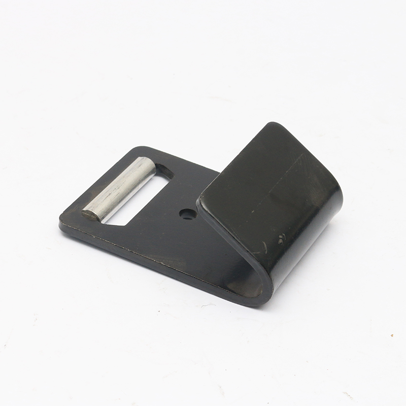 2 polegadas pretas de revestimento eletrônico de metal plana j gancho